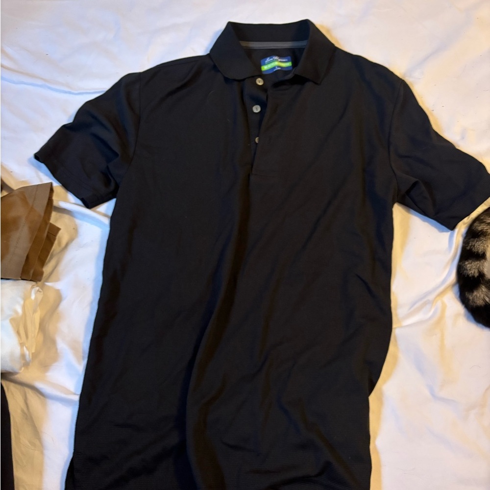 Black Polo Shirt Classic Short-Sleeve